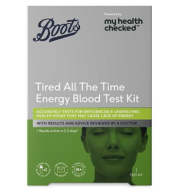 Boots Tired All The Time Energy Blood Test Kit