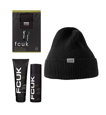 FCUK Wrap It Up Beanie Giftset