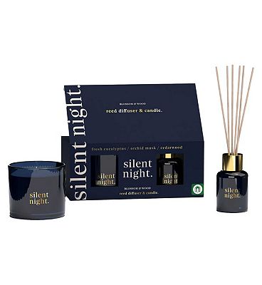 Blossom & Wood Mini Candle & Diffuser Set -Silent Night