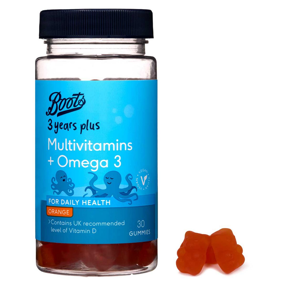   3 Years Plus Multivitamins + Omega Gummies 30S