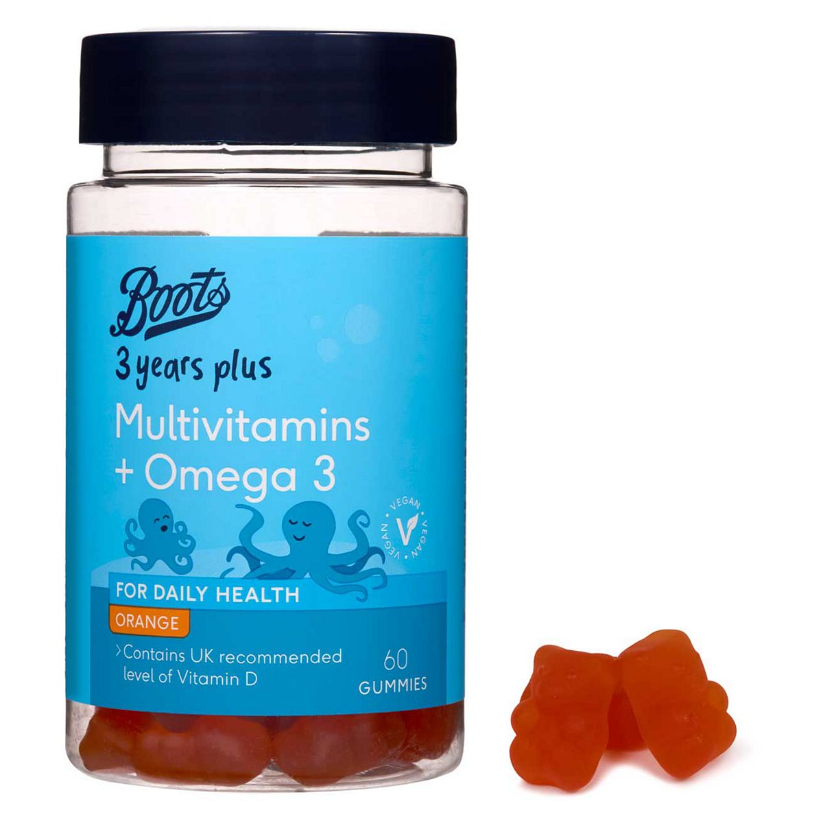   3 Years Plus Multivitamins + Omega Gummies 60S