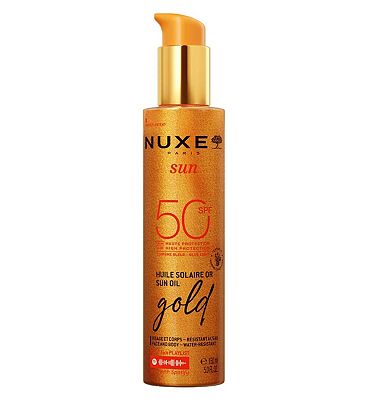 Nuxe Sun Oil Gold Shimmer High Protection SPF50 150ml