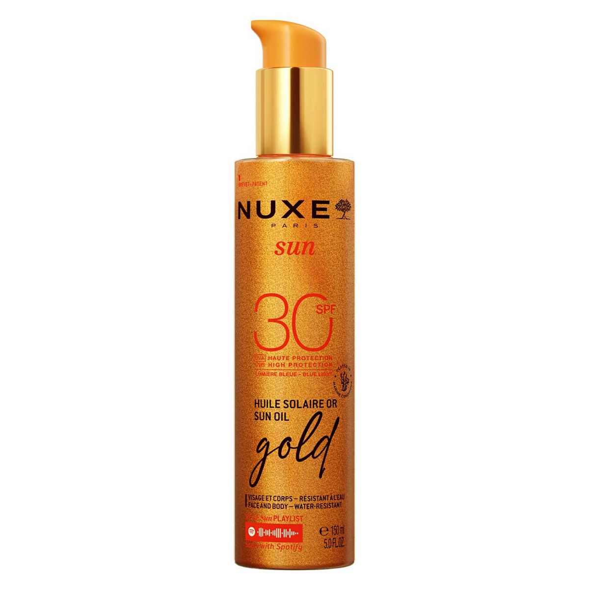 NUXE Sun Oil Gold Shimmer High Protection Spf30 150ml
