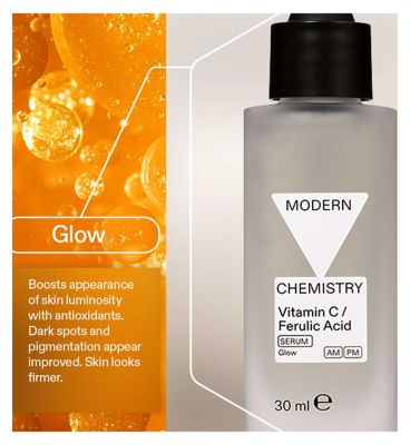 Boots Modern Chemistry Glow 10% Vitamin C Serum With Ferulic Acid 30ml (4)