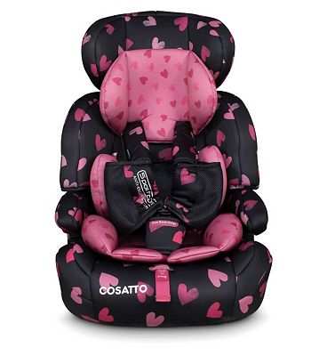 Cosatto Zoomi Group 123 Anti-Escape Car Seat Charcoal Lighthearted