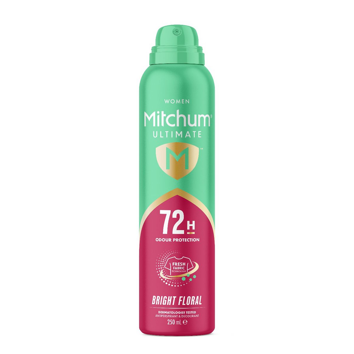 Mitchum Ultimate 72H Spray Bright Floral Antiperspirant Deodorant250 Ml, 250Ml