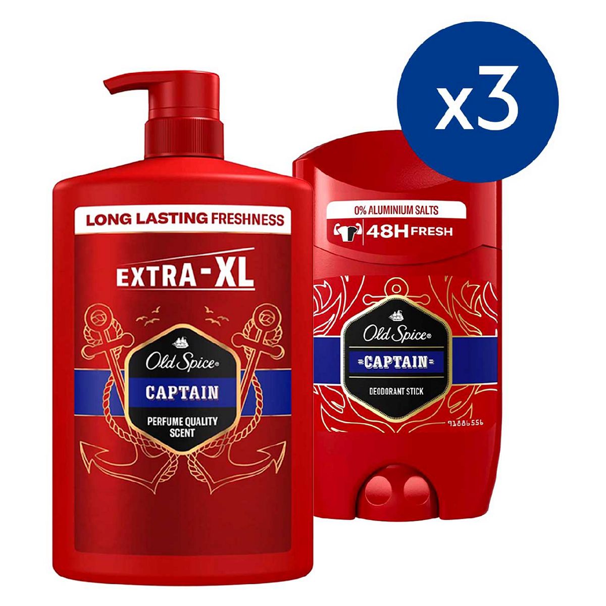 Old Spice Captain Regime Bundle Multicolor