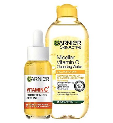 Click to view product details and reviews for Garnier Vitamin C Cleanse Treat Bundle.