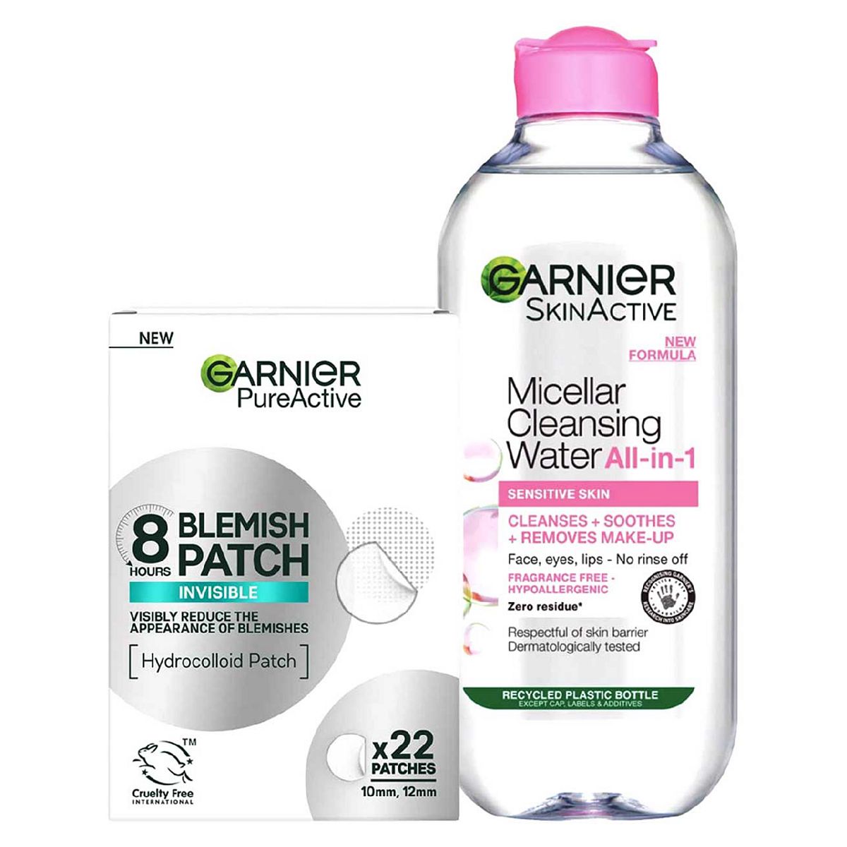 Garnier Micellar And Blemish Patch Bundle