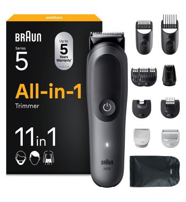 Braun All-in-One Kit Series 5, 11in1 Grooming, Sharp Blade, Body