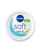 NIVEA Soft Moisturiser for Face Hand & Body 500ml