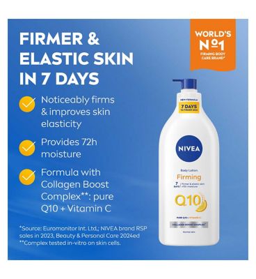 NIVEA Q10 & Vitamin C Firming Body Lotion Normal Skin 625ml (13)