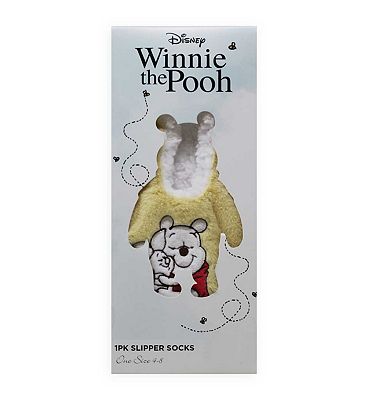 Disney Winnie The Pooh Ladies 4-8 Slippers