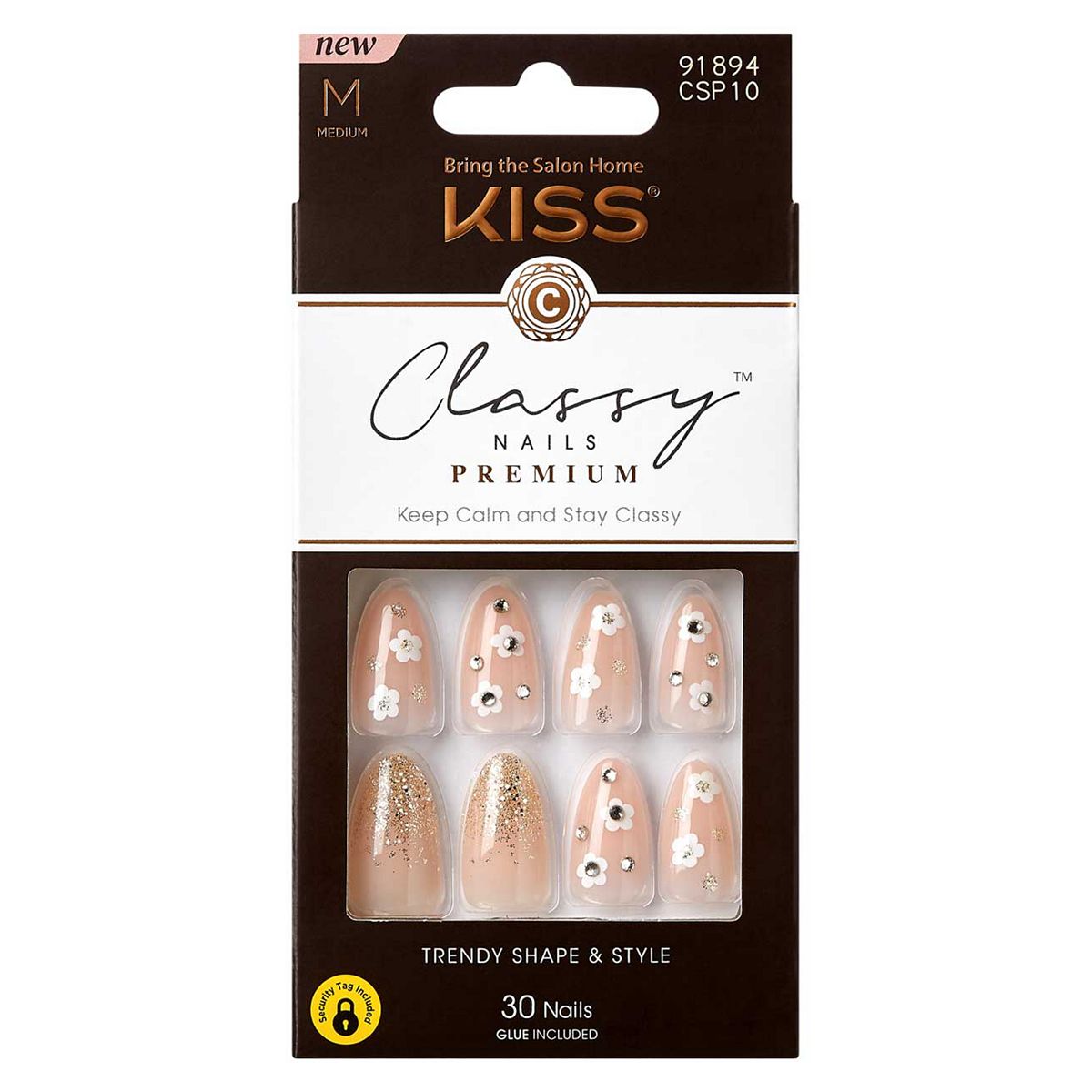 Kiss Classy Nails Premium Gleamin 33S