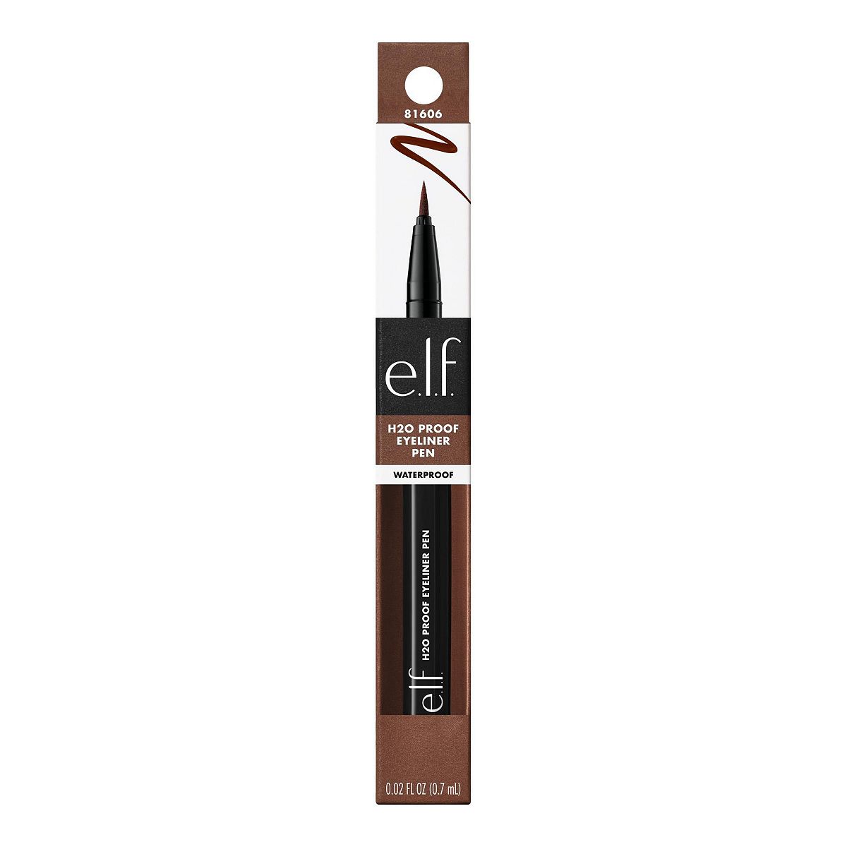 E.L.F . H2O Proof Eyeliner Pen Deep Brown 0.7ml
