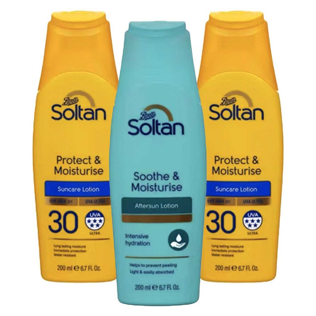 Soltan Spf30 Protect & Moisturise Lotion Aftersun Bundle