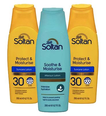 Soltan SPF30 Protect & Moisturise Lotion & Aftersun Bundle