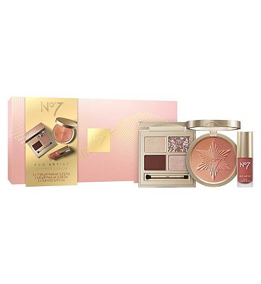 Click to view product details and reviews for No7 Pro Artist Shimmer Glow Gift Set.