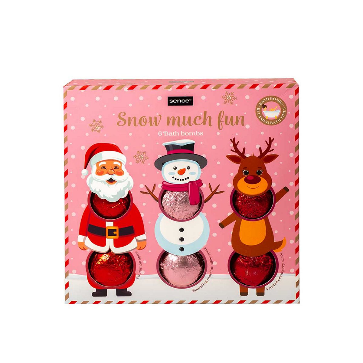 Sence Collection Bath Bomb Characters The Christmas List Gift Set