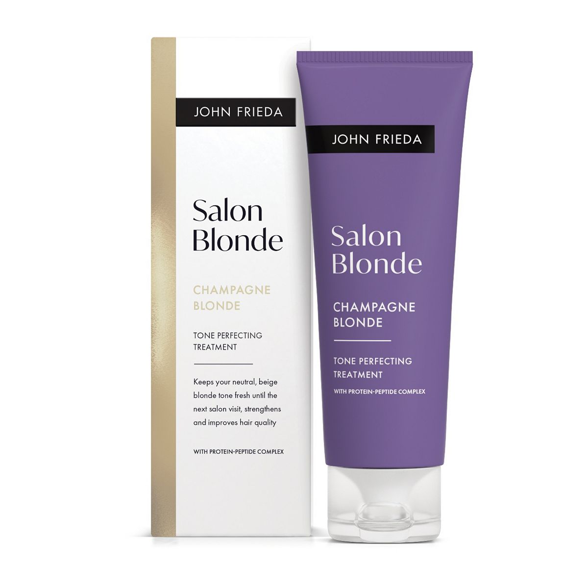 John Frieda Salon Blonde Tone Perfecting Hair Treatment Champagne 120ml