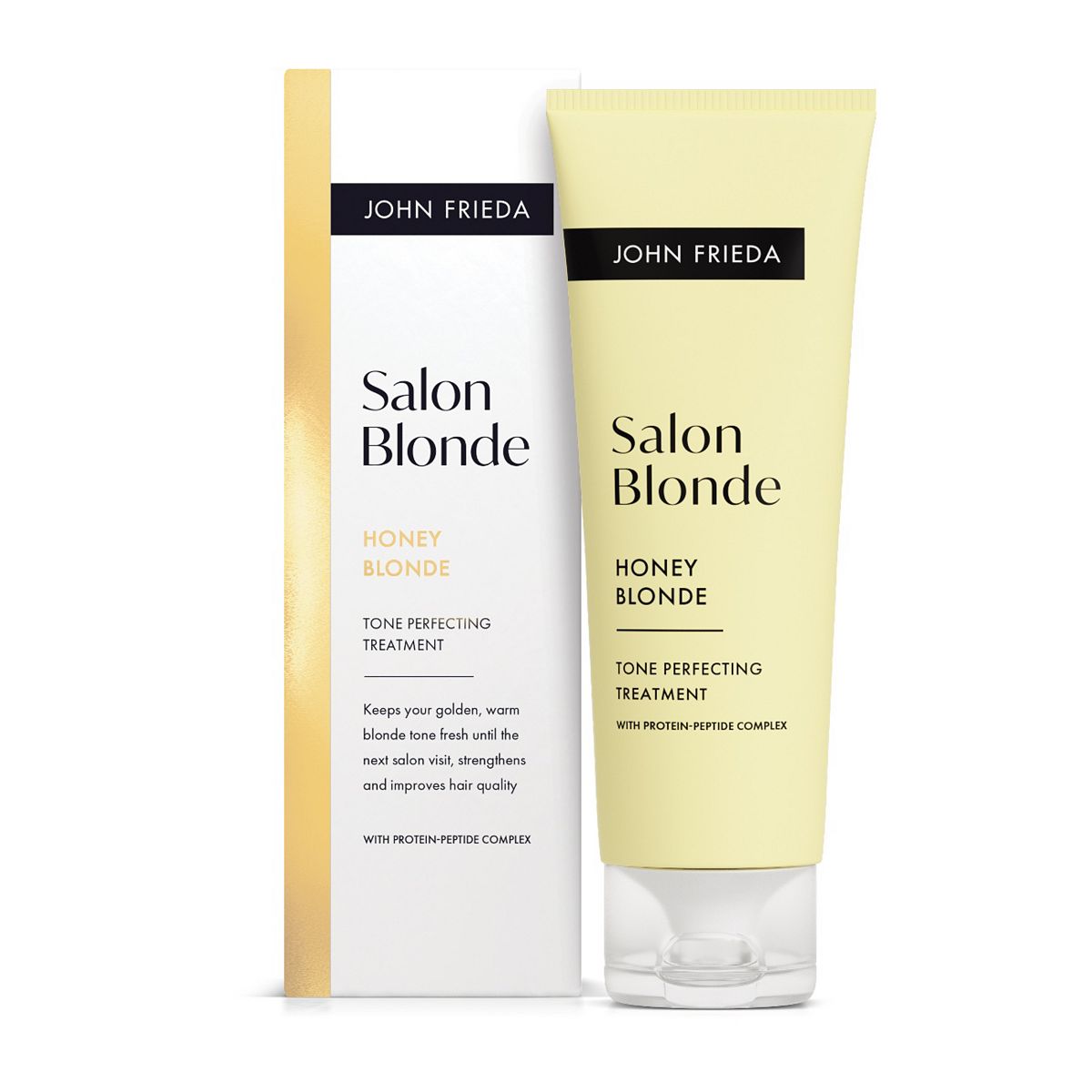 John Frieda Salon Blonde Tone Perfecting Hair Treatment Honey 120ml