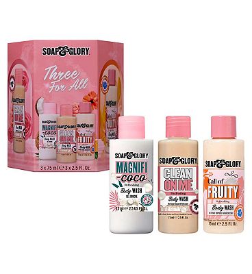 Soap & Glory Three For All 3 Piece Mini Gift Set