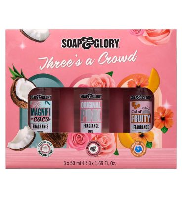 Soap Glory Three's a Crowd Piece Mini Gift Set Boots