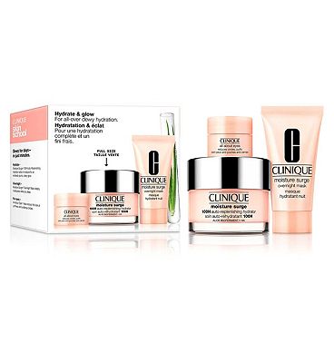 Clinique Hydration & Glow, For All Over Dewy Hydration Gift Set - With Moisture Surge100H Moisturise