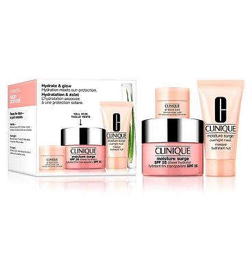 Clinique Hydration & Go, Hydration Meets Sun Protection Gift Set - With Moisture Surge SPF 25 Moistu