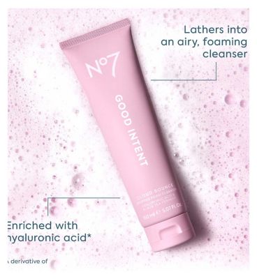 No7 Good Intent Cloud Bounce Whipped Foam Cleanser 150ml (4)