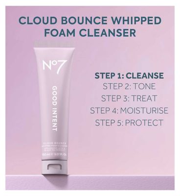 No7 Good Intent Cloud Bounce Whipped Foam Cleanser 150ml (5)