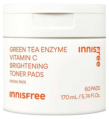 Innisfree Green Tea Enzyme Vitamin C Brightening Toner Pads 2.8ml 60s