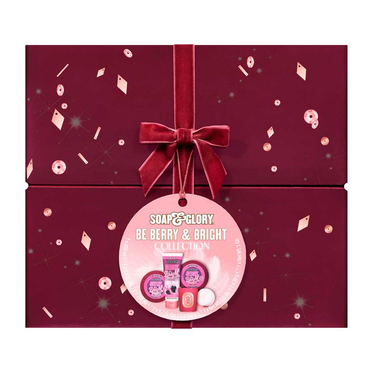 Soap & Glory Be Berry & Bright Collection 5 Piece Gift Set