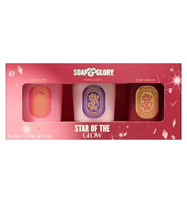 Soap & Glory Star Of The Glow 3 Piece Candle Gift Set