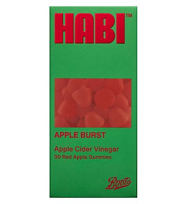 Click to view product details and reviews for Habi Apple Burst Apple Cider Vinegar Gummies 30s.
