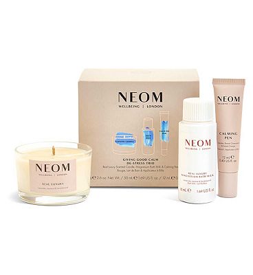 Neom Wellbeing Giving Good Calm De-Stress Trio