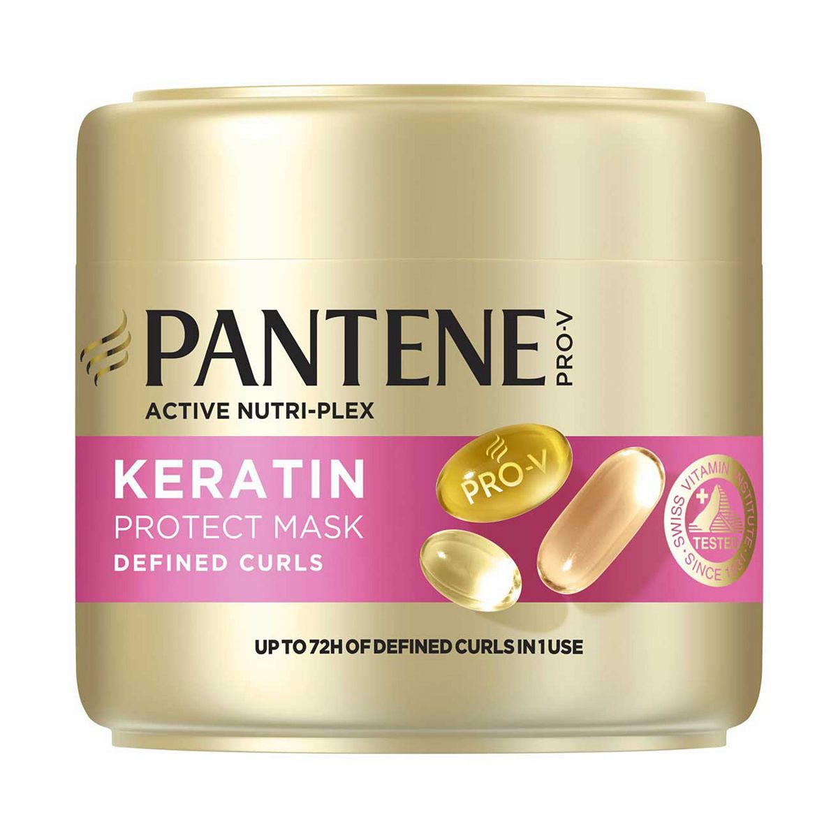 Pantene Pro-V Defined Curls Keratin Protect Hair Mask 300Ml For Frizzy, Unruly
