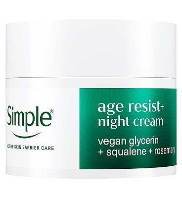 Simple age resist+ night cream 50ml