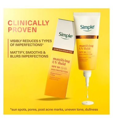 Simple Mattifying UV Fluid with SPF 50 40 ml (6)