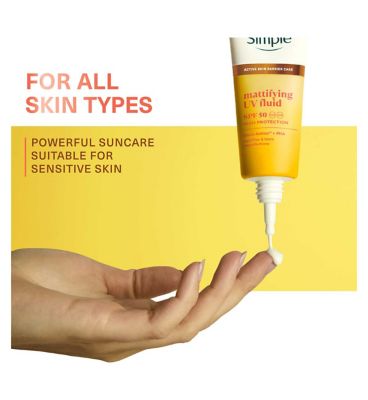 Simple Mattifying UV Fluid with SPF 50 40 ml (7)