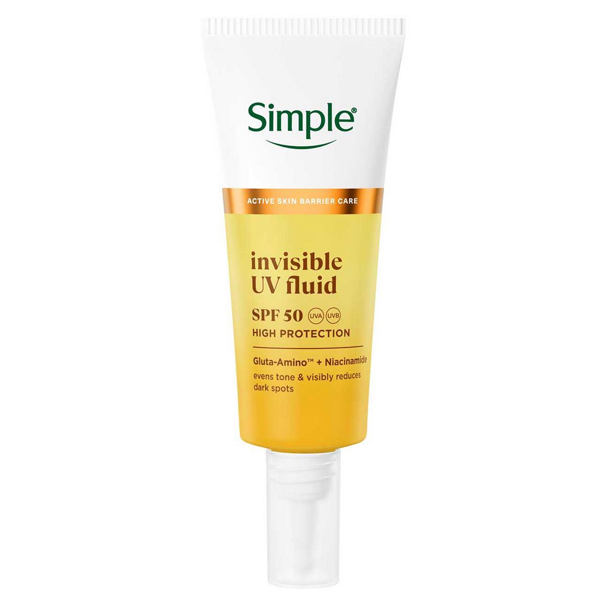 Simple Invisible Uv Fluid With Spf 50 40 ml