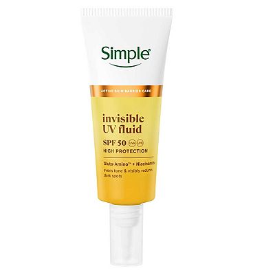 Simple Invisible UV Fluid with SPF 50 40 ml