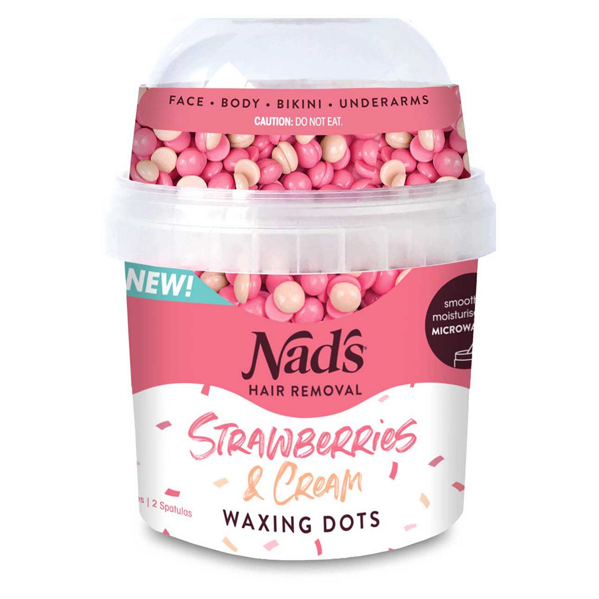 Nad's Strawberries & Cream Waxing Dots 200g