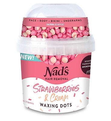 Nad's Strawberries & Cream Waxing Dots 200g