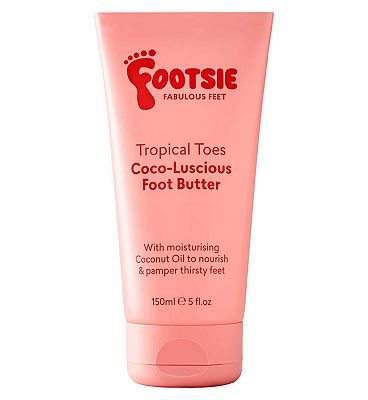 Click to view product details and reviews for Footsie Tropical Toes Coco Luscious Foot Butter 150ml.