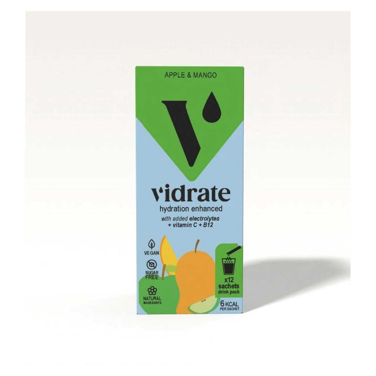 Vidrate Hydration Electrolyte Sachets Apple & Mango - 12