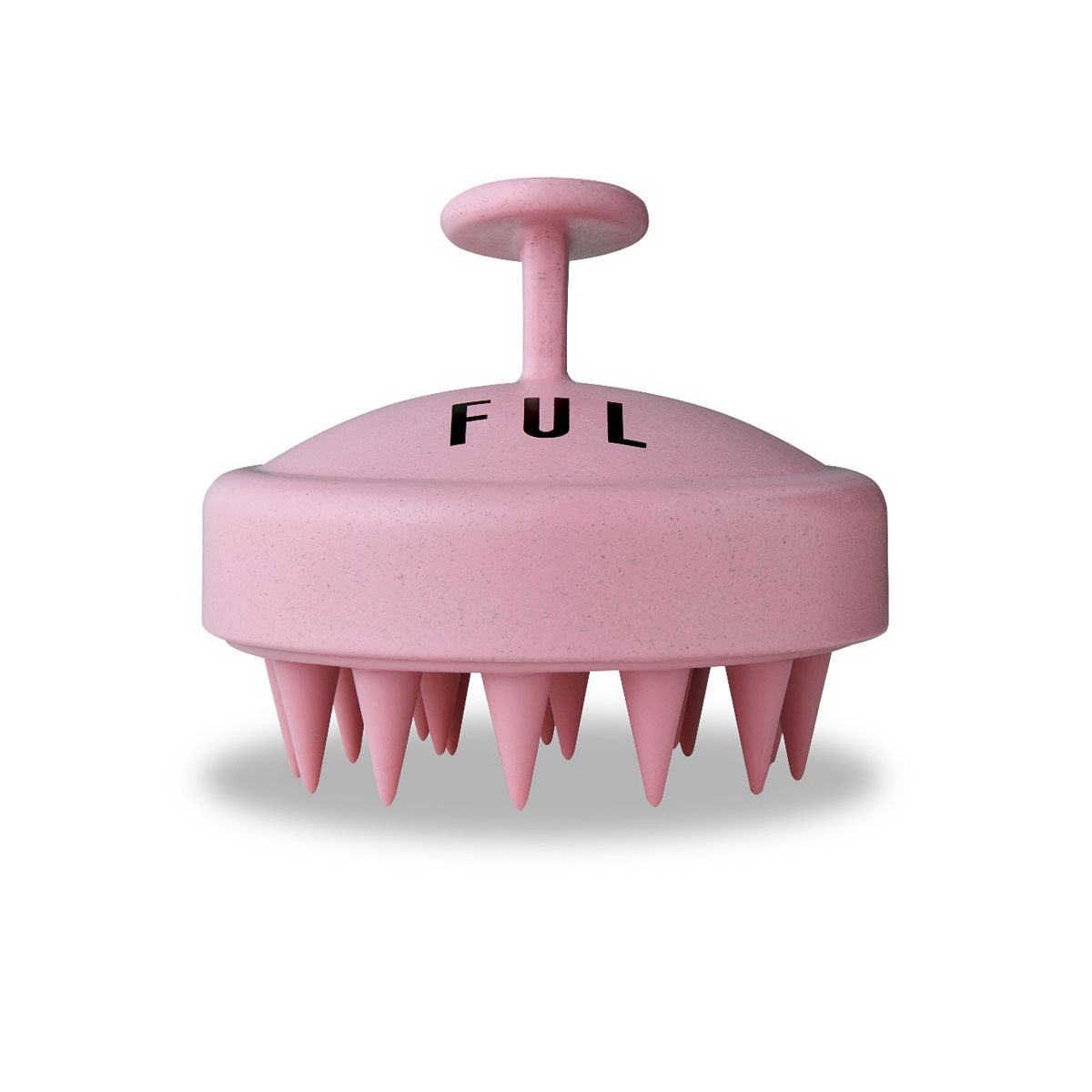 Ful Scalp Massager Brush Pink – Silicone Exfoliator For Hair Growth, Flakes & Deep Cleansing