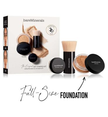 bareMinerals The Original Get Started Kit 3-Piece Mineral Makeup Set (7)