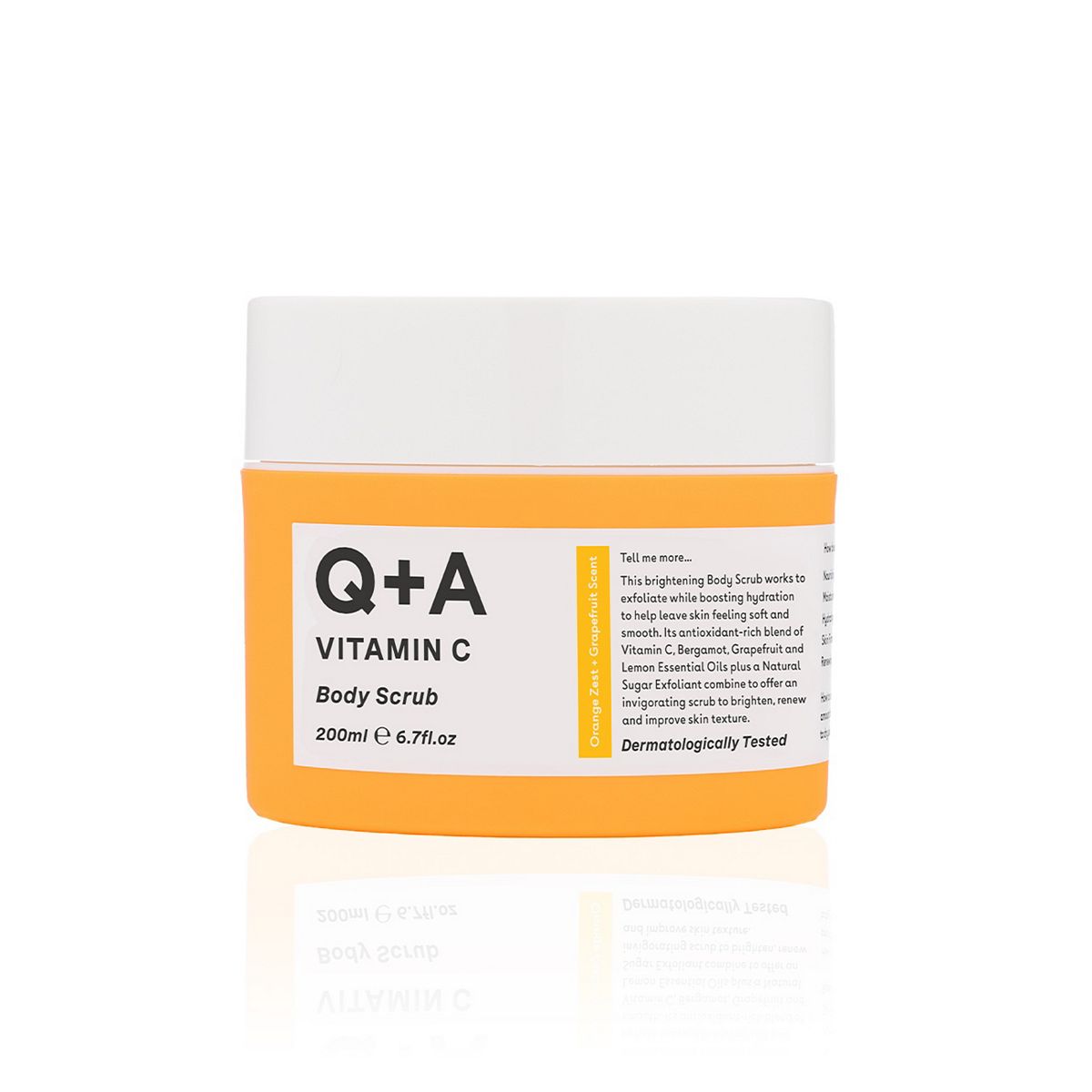 Q+A Vitamin C Body Scrub200 ml, 200ml