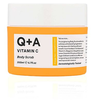 Q+A Vitamin C Body Scrub 200ml